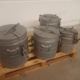 4 antique milk jugs